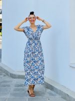 MAXI DRESS PRINTED COTTON - Image 8