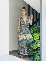 DRESS MAXI PRINTED