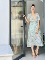 DRESS MIDI CHIFFON