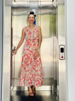 DRESS MAXI CHIFFON TIERED - Image 2