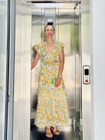 DRESS MAXI CHIFFON TIERED - Image 2