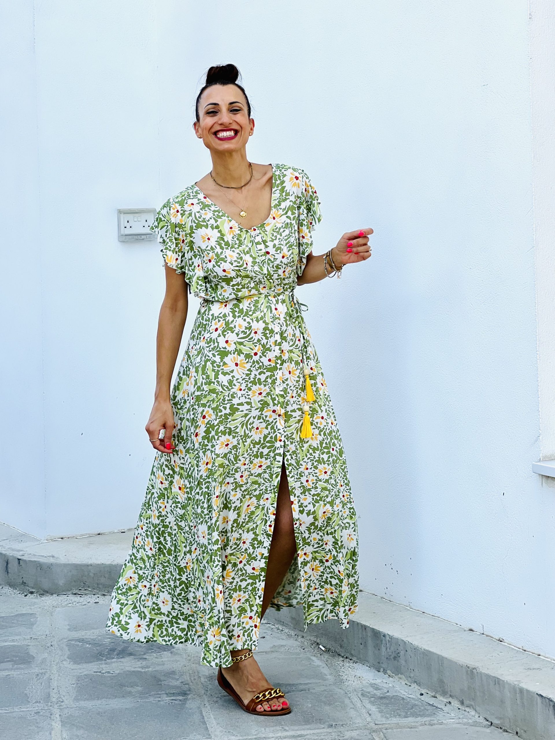 ID2922S.jpg SHIRT DRESS MAXI PRINTED - Image 1