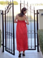 DRESS MAXI LINEN CUT WORK - Image 6