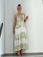 MAXI DRESS PRINTED CUT WORK DETAIL - Image 5