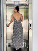MAXI DRESS PRINTED CHIFFON - Image 3