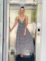 MAXI DRESS PRINTED CHIFFON - Image 4