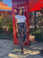 SKIRT MIDI PLEATED PRINTED - Image 5