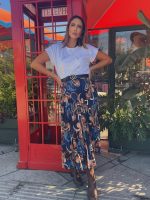 SKIRT MIDI PLEATED PRINTED - Image 6