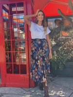 SKIRT MIDI PLEATED PRINTED - Image 8
