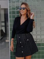 MINI TWEED SKIRT