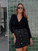 MINI TWEED SKIRT - Image 2
