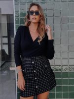 MINI TWEED SKIRT - Image 4