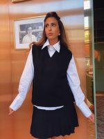 MINI KNITED SWING SKIRT - Image 3