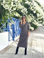 MIDI KNITTED PENCIL SKIRT