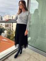MIDI KNITTED PLEATED - Image 3