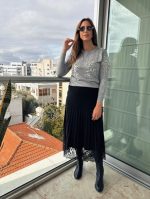 MIDI KNITTED PLEATED - Image 4