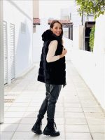 HOODIE VEST FAUX FUR - Image 3