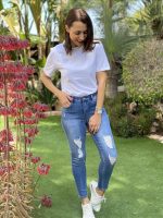 JEAN HIGH WAIST RIBBED - Image 2