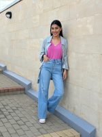 JEAN TROUSER RHINESTONES