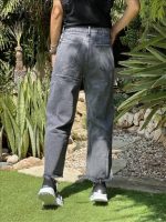 TROUSER JEAN GREY CROPPED - Image 6
