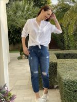 JEAN MOM FIT RIPPED - Image 6