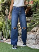 TROUSER JEAN CUT OFF KNEE - Image 3