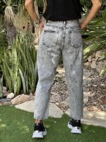 TROUSER JEAN GREY CUT OFF KNEE - Image 4