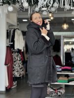 HOODIE MOUTON JACKET - Image 4