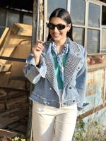 JEAN JACKET METAL STUDDED
