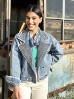 JEAN JACKET METAL STUDDED - Image 2