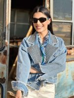 JEAN JACKET METAL STUDDED - Image 4