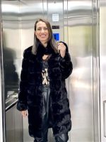 FAUX FUR JACKET LONG - Image 2