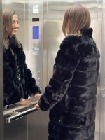 FAUX FUR JACKET LONG - Image 3