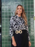 SATIN SHIRT PRINTED