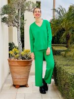 KNITTED BLOUSE V NECK - Image 7