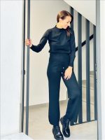 KNITTED MOCK NECK TOP - Image 2