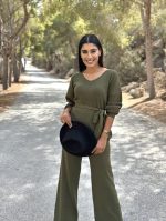 KNITTED SWEATER WITH BELT - Image 6