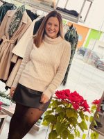HIGH NECK SWEATER TWIST