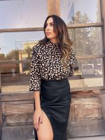 KNITTED BLOUSE ANIMAL PRINT - Image 5