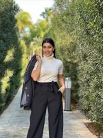 KNITTED SWEATER SHORT SLEEVE - Image 2