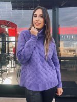 KNITTED SWEATER HIGH NECK - Image 2