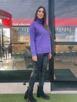 KNITTED SWEATER HIGH NECK - Image 5
