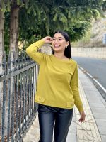 KNITTED SWEATER ROUND NECK - Image 2