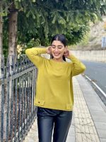 KNITTED SWEATER ROUND NECK - Image 4