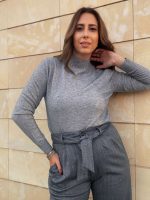 KNITTED SWEATER MOCK NECK - Image 2