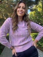 KNITTED SWEATER PEARLS