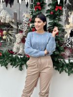 KNITTED SWEATER PEARLS - Image 8
