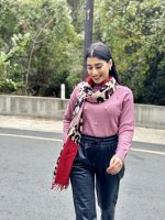 KNITTED SWEATER MOCK NECK - Image 3