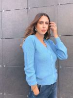 KNITTED SWEATER V NECK - Image 3