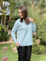KNITTED SWEATER MOCK NECK - Image 7